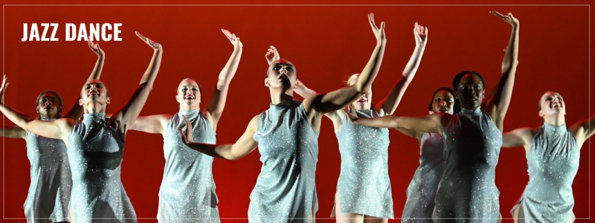 Dancers performing jazz dance