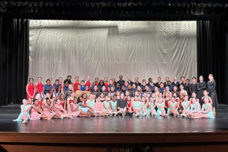 Middle school dance performance